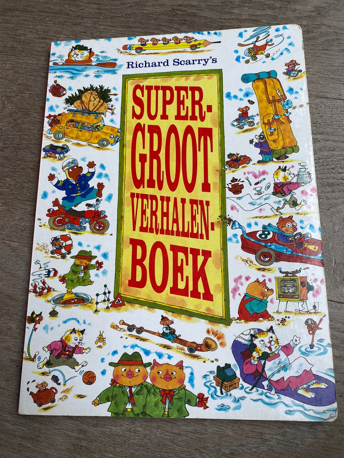 Richard Scarry - Supergroot verhalenboek, Boeken, Kinderboeken | Jeugd | onder 10 jaar, Fictie algemeen, Ophalen of Verzenden