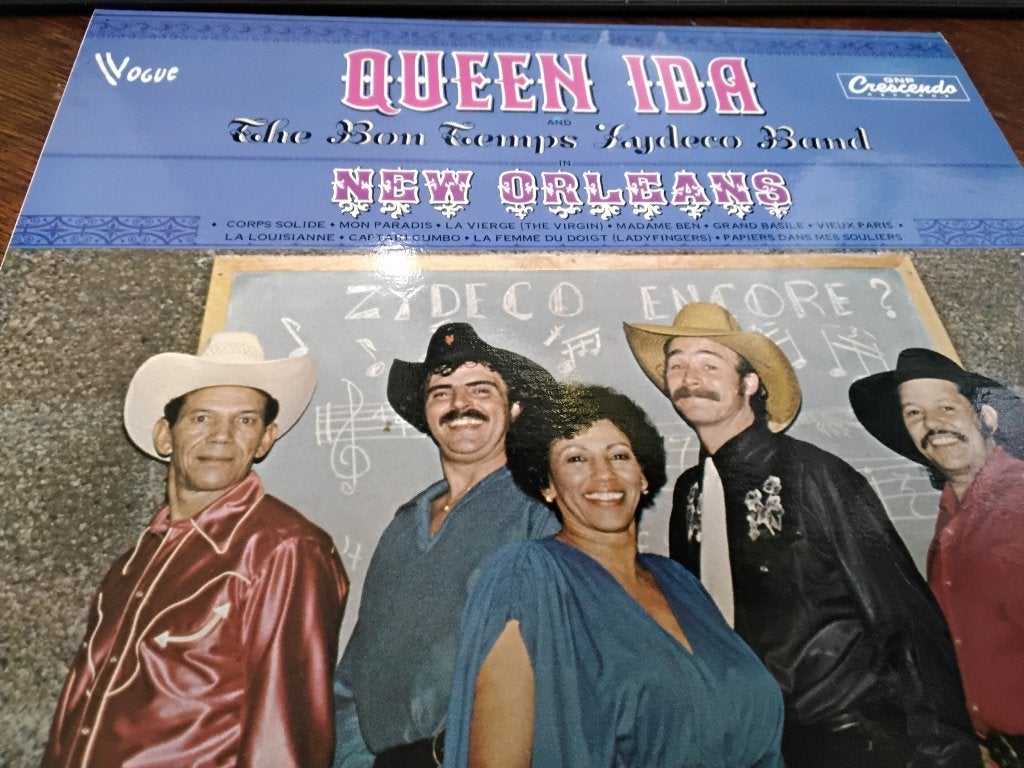 Queen Ida And The Bon Temps Zydeco Band ‎New Orleans LP 1980, LP, Ophalen of Verzenden, Zo goed als nieuw, 12 inch