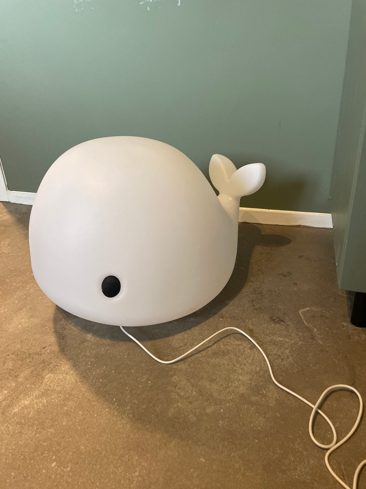Leuke LED lamp in de vorm van een walvis, Ophalen, Wit, Overige merken, Kunststof