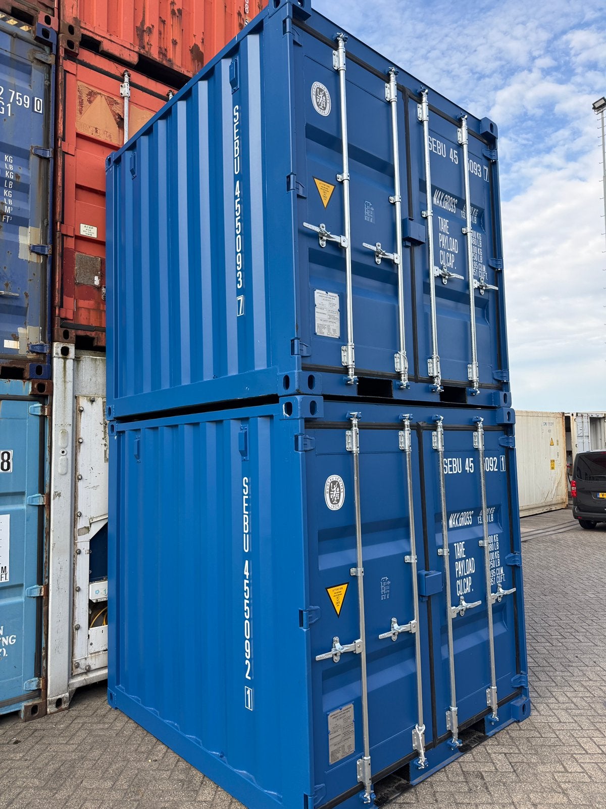 8ft en 10ft   Opslag zee containers te koop, Ophalen, Active Container Services BV, Info@activecontainers.nl, Rederijweg 18, 4906 CX Oosterbout