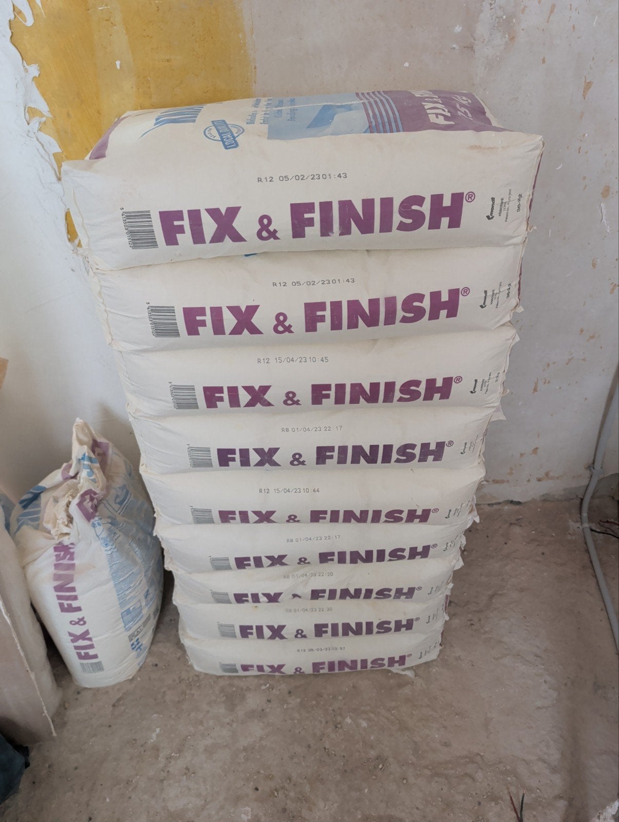 Knauf Fix & Finish 25 kg - Blokklijm en Afwerkpleister, Ophalen, Overige typen, Nieuw, Minder dan 20 cm