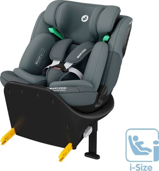 Maxi-Cosi Emerald 360 S i-Size - Autostoel - Tonal Graphite, Triple J Online, Info@triplejonline.nl, De Spinnekop 9