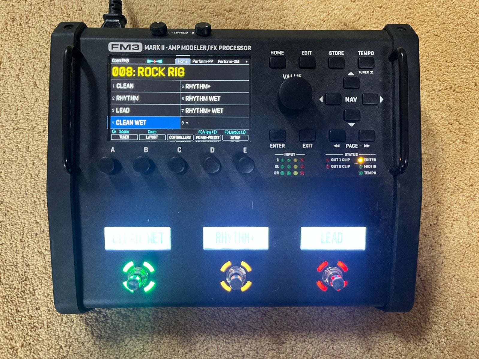 Fractal Audio FM3 Mark II Turbo Amp Modeler / FX Processor, Ophalen of Verzenden, Zo goed als nieuw, Multi-effect
