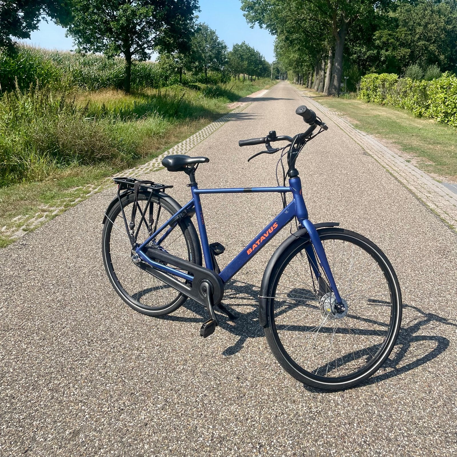 Batavus Fonk Herenfiets - Maat 53, Fietsen en Brommers, Ophalen, Terugtraprem, Gebruikt, Versnellingen