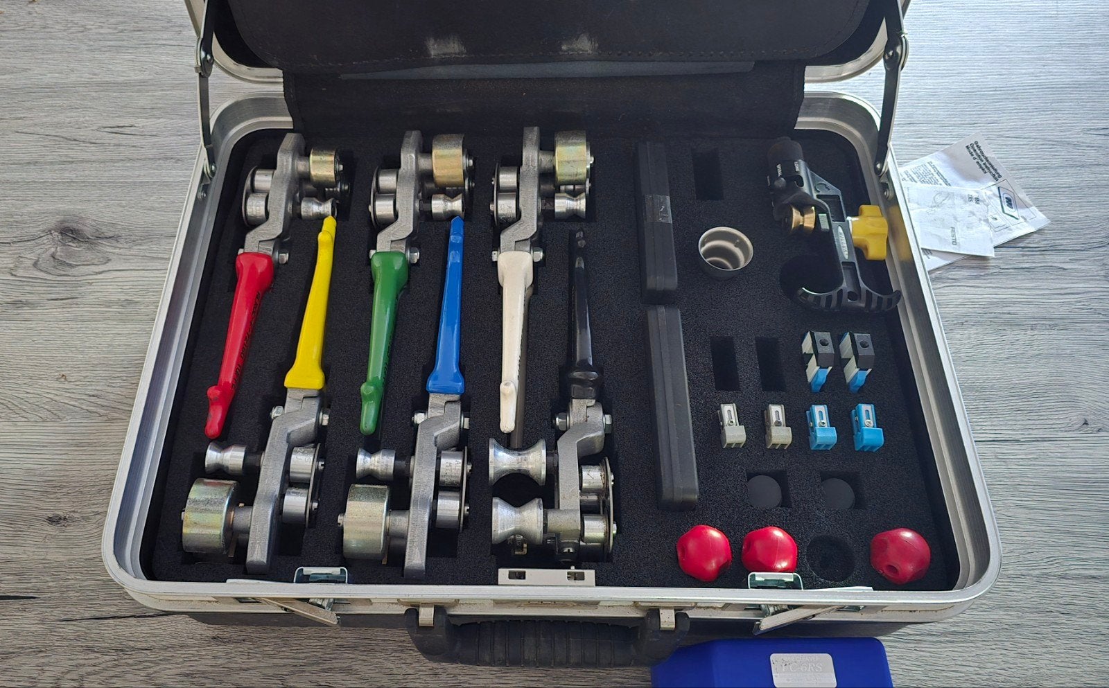 Glasvezel PAN koffer met Alroc FIBOB tangen en veel extra!, Ophalen of Verzenden, Gebruikt, Gereedschapsset, Overige merken