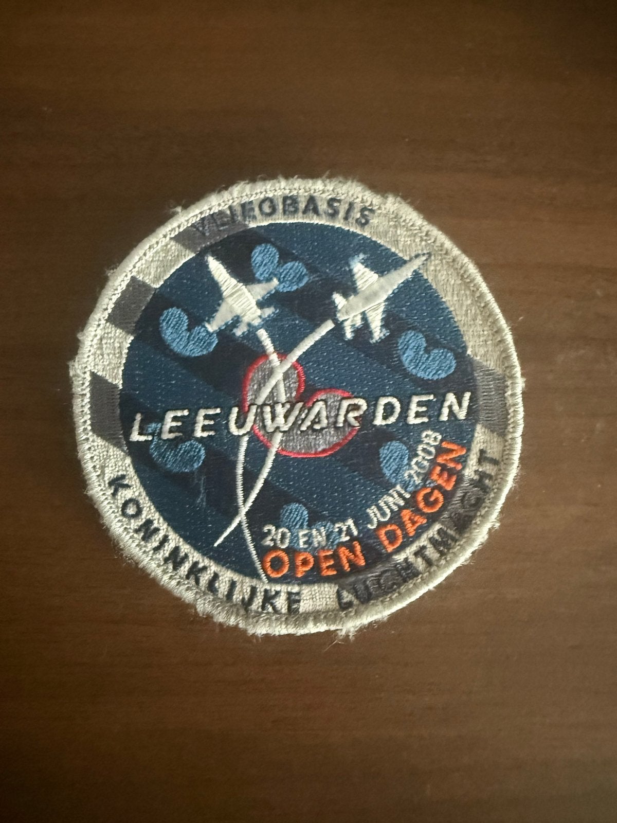 Patch Vliegbasis Leeuwarden Open Dagen 2008, Verzamelen, Verzenden, Gebruikt, Overige typen