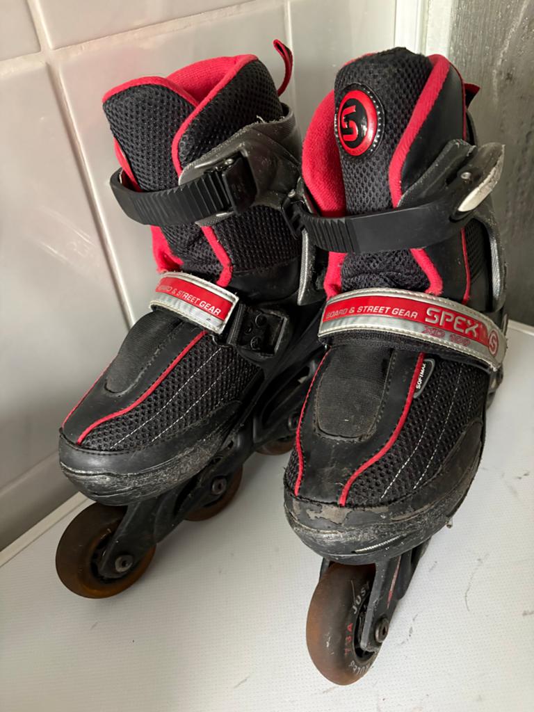 Skeelers maat 35-38 van spex, Overige merken, Kinderen, Ophalen of Verzenden, Inline skates 4 wielen