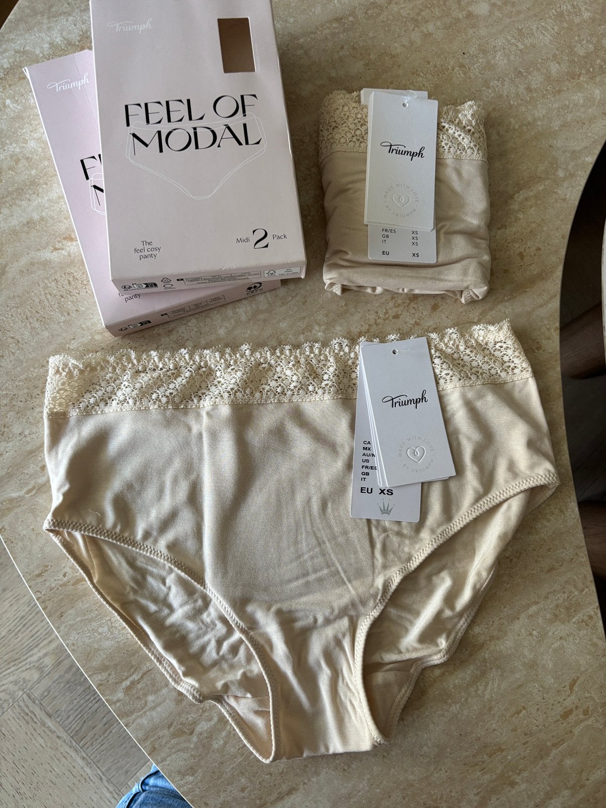 Triumph feel of model onderbroeken, Ophalen of Verzenden, Beige, Slip