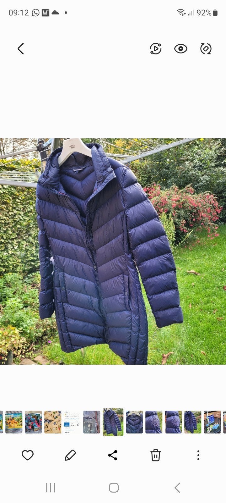 Tommy Hilfiger Dames Winterjas - Maat M, Tommy Hilfiger, Ophalen of Verzenden, Zo goed als nieuw, Blauw