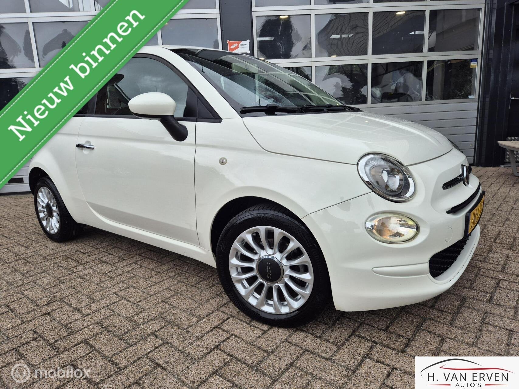 Fiat 500 0.9 TwinAir Turbo Popstar AIRCO NAP, Auto's, Voorwielaandrijving, Origineel Nederlands, Bedrijf, Handgeschakeld