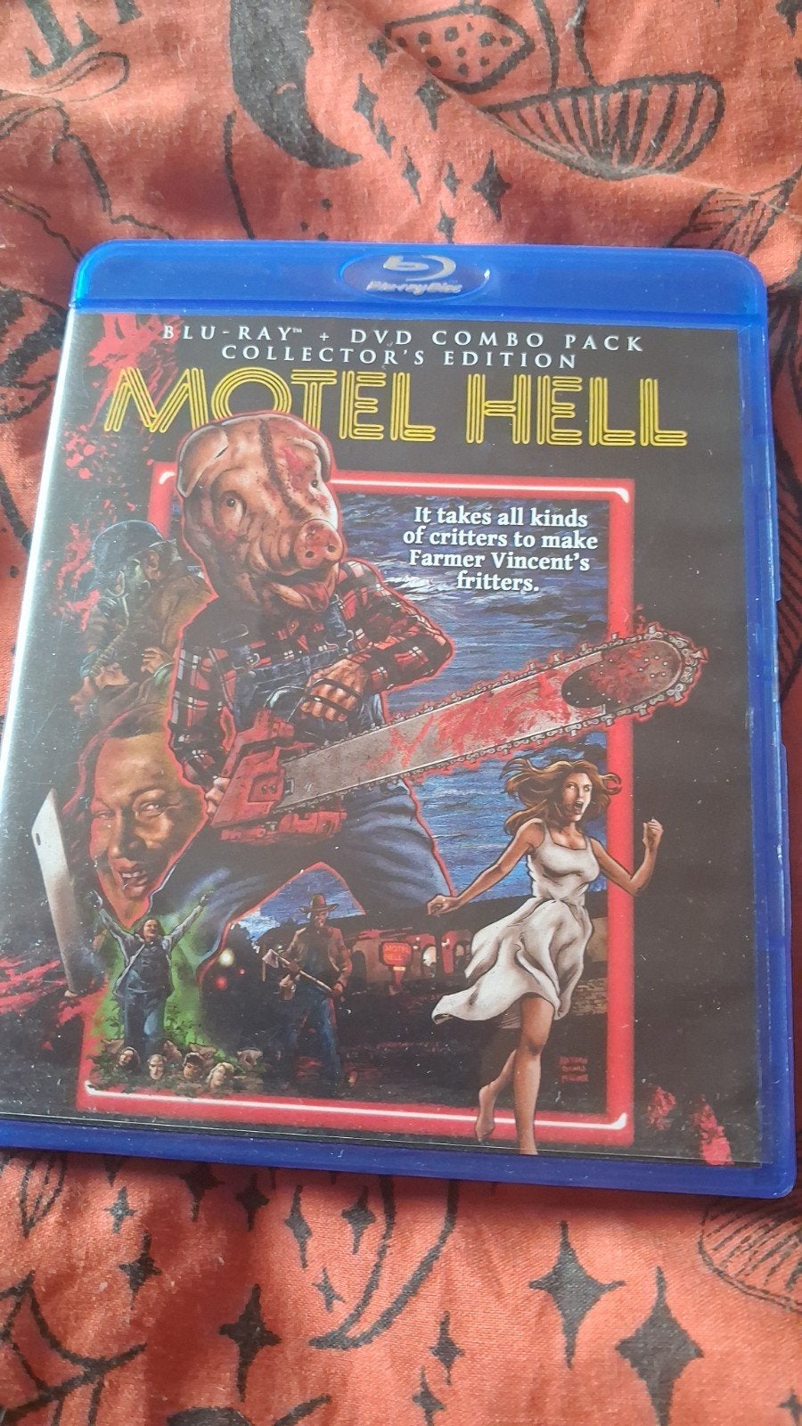 motel hell scream factory blu ray, Cd's en Dvd's, Ophalen of Verzenden, Zo goed als nieuw, Horror