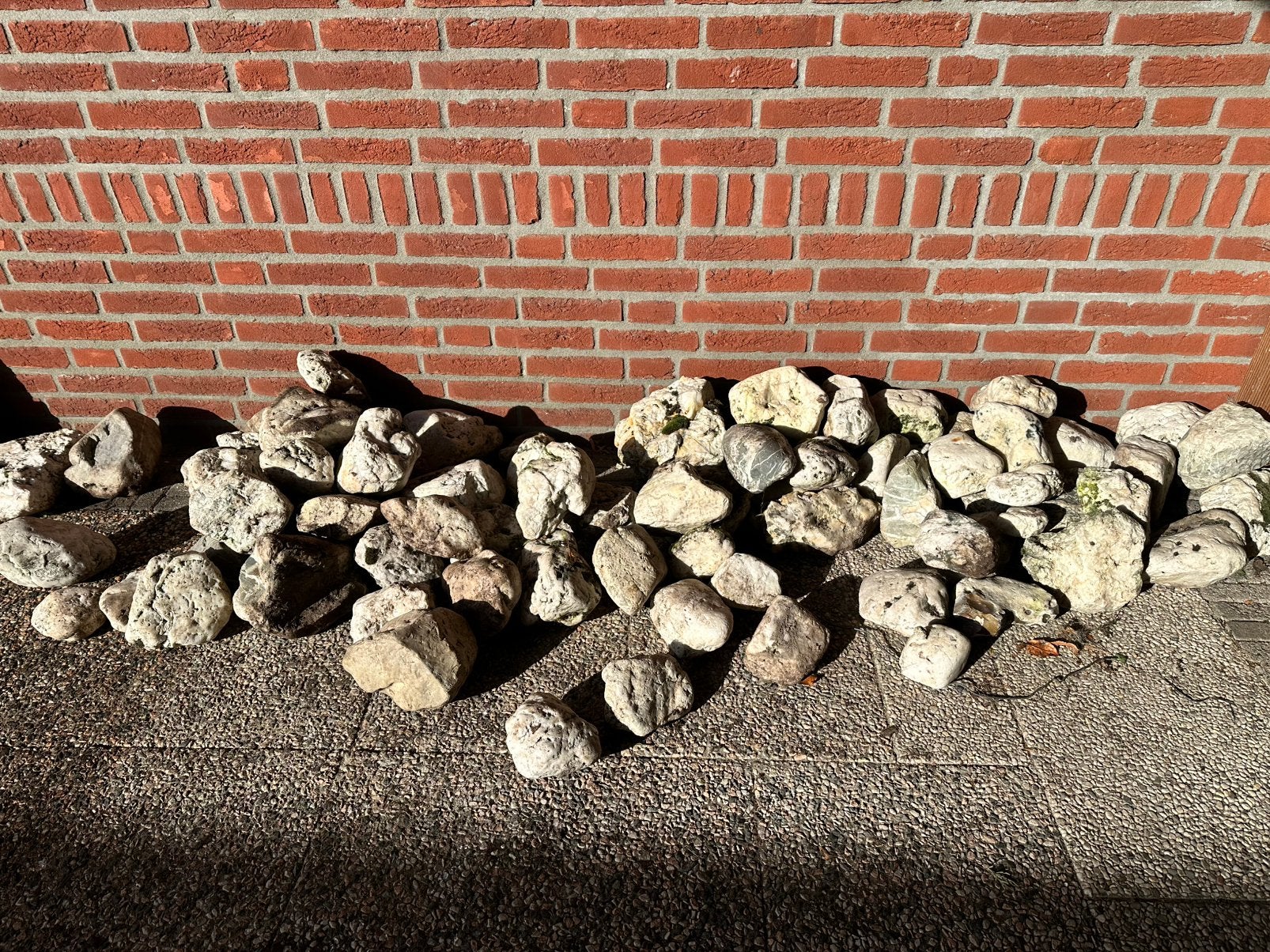 Partij grote en kleine keien, Ophalen, Gebruikt