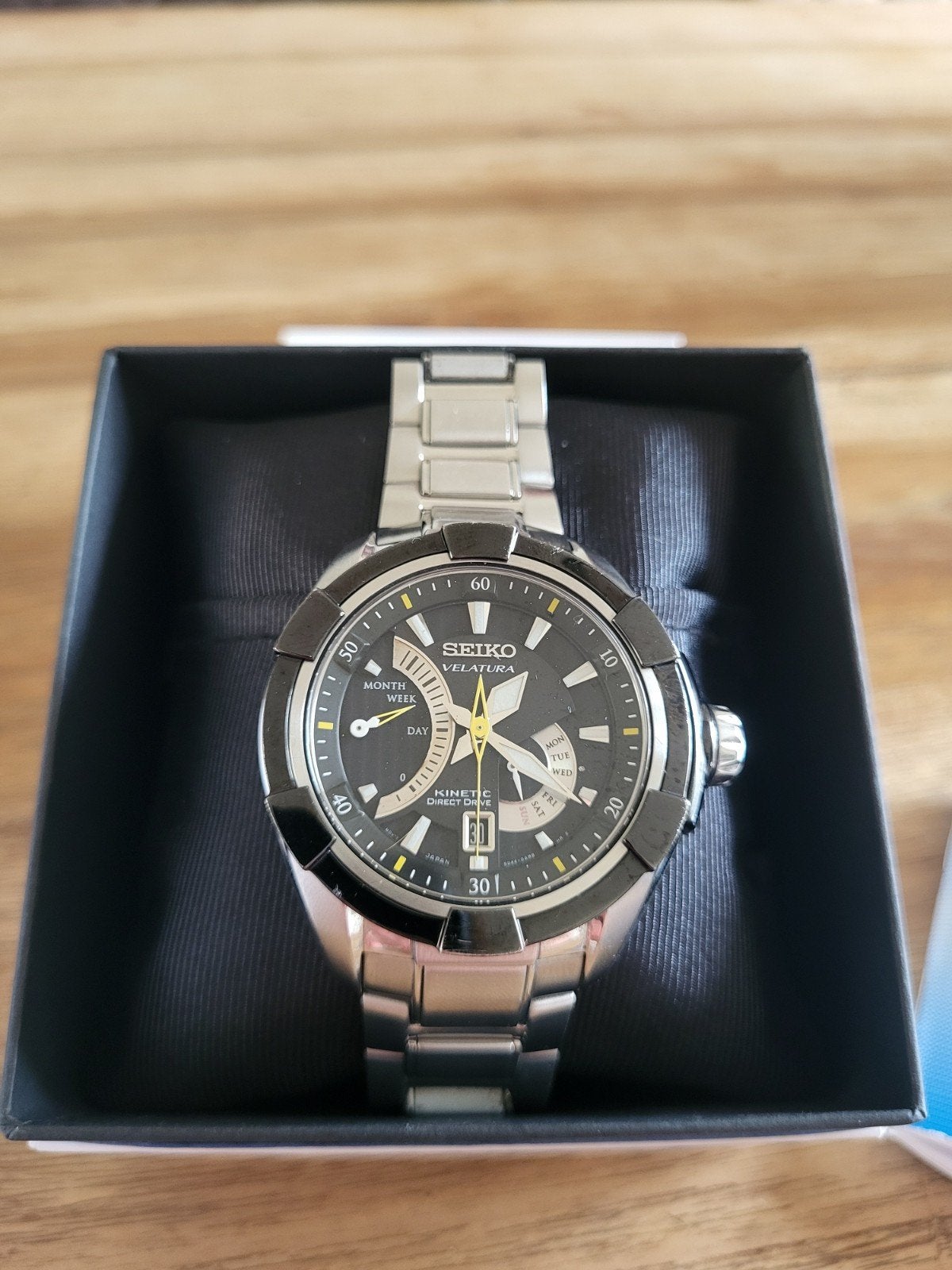 Seiko velatura kinetic direct drive, Sieraden, Tassen en Uiterlijk, Horloges | Heren, Ophalen of Verzenden, Zo goed als nieuw