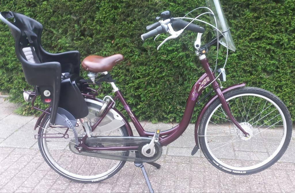 Moederfiets, Fietsen en Brommers, Fietsen | Dames | Moederfietsen, Ophalen of Verzenden, 2 zitjes, Zo goed als nieuw, Sparta