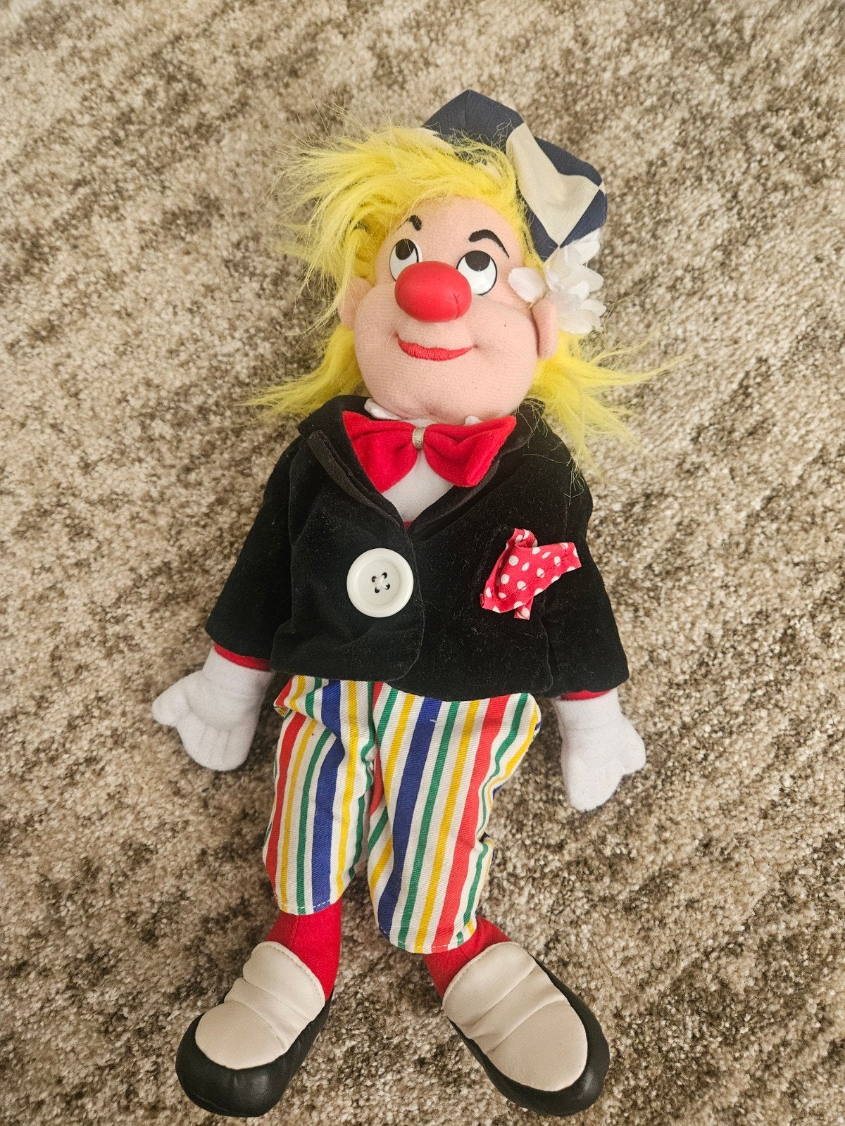 Clown knuffel, Ophalen of Verzenden, Zo goed als nieuw, Overige typen