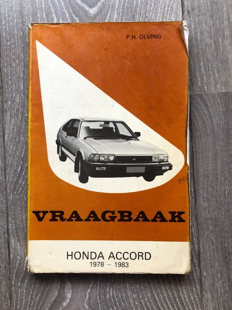 Vraagbaak Honda Accord 1978-1983 P.H. Olving, Ophalen of Verzenden