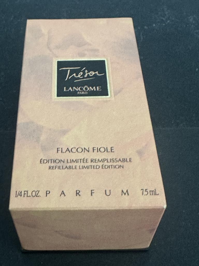 Lancôme Trésor Flacon Vintage 1990, Ophalen of Verzenden, Nieuw, Parfumfles, Gevuld
