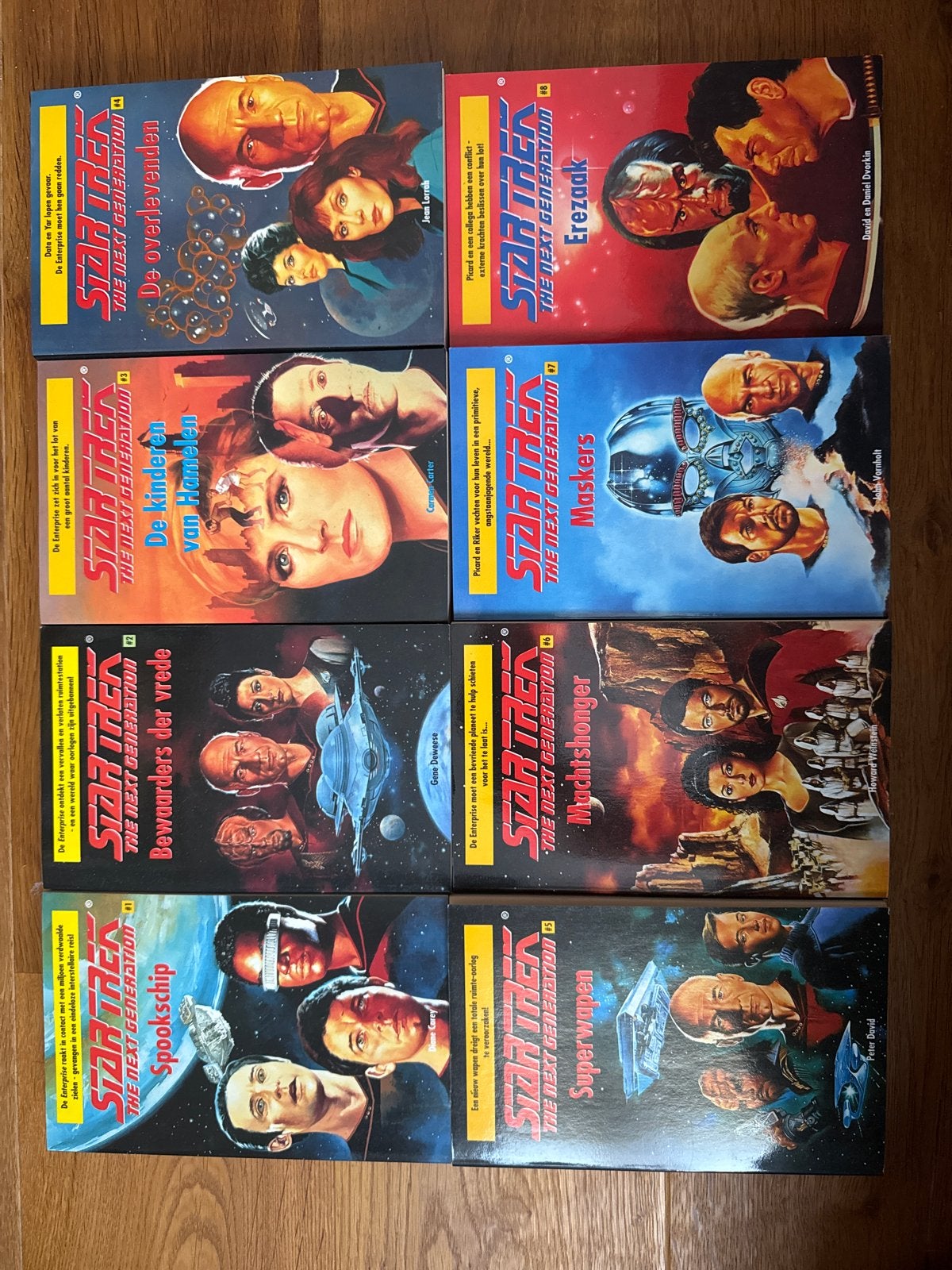 Star Trek The Next Generation Boekenreeks (8 delen), Ophalen of Verzenden, Gelezen