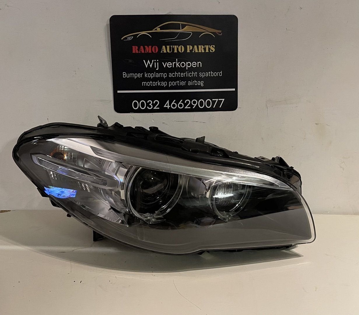 KOPLAMP BMW 5 SERIE F10 F11 XENON ADAPTIVE LED RECHTS 742415, Gebruikt, -, -, Ophalen of Verzenden