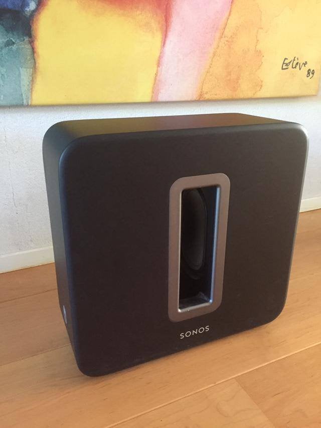 Sonos Sub gen. 2 (mat - zwart, in doos), Limited Edition., Ophalen, Zo goed als nieuw, 60 tot 120 watt, Sonos