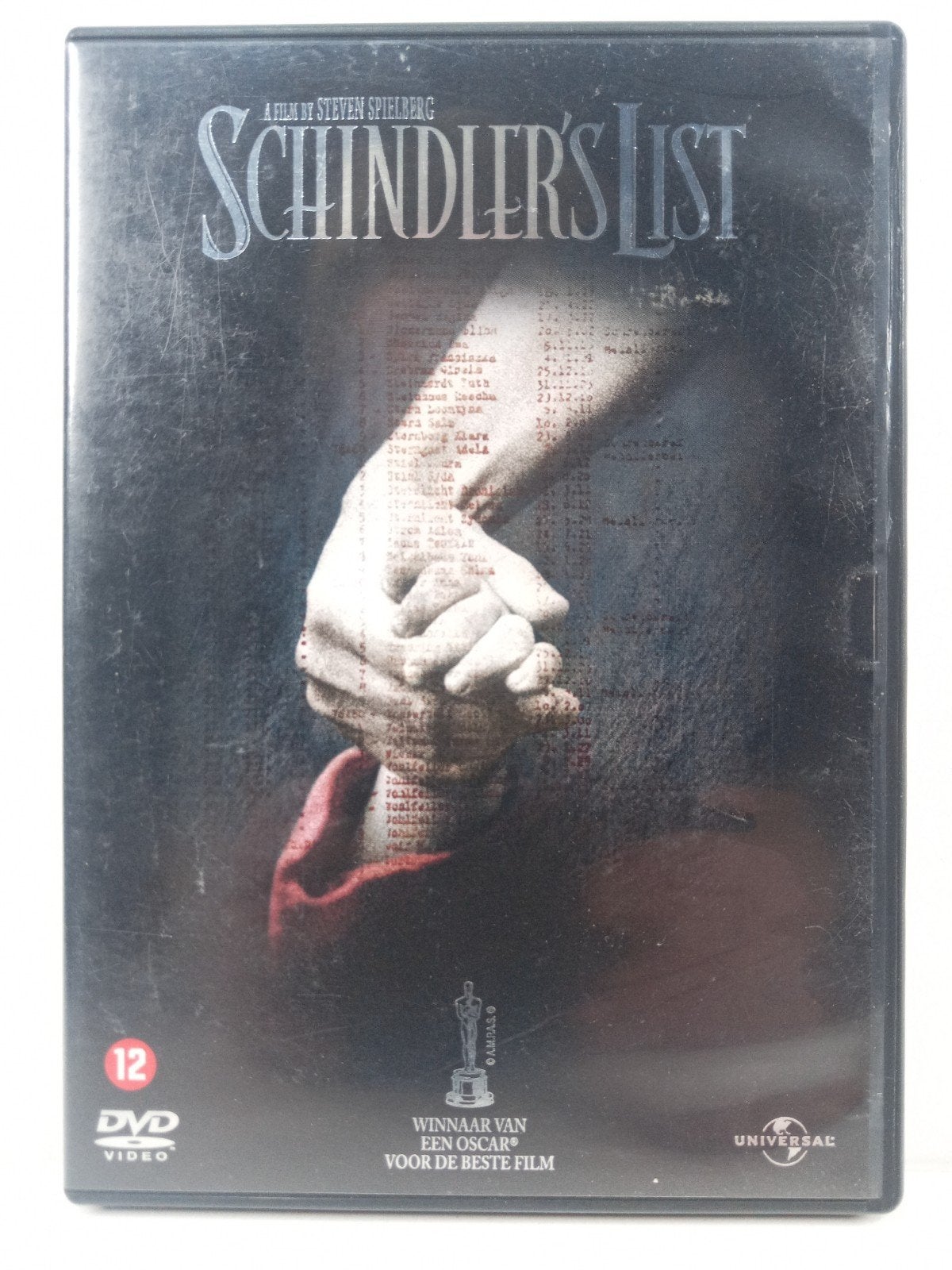Schindler's List DVD - Steven Spielberg - Oscarwinnaar, Cd's en Dvd's, Waargebeurd drama, Nederlands, Ophalen of Verzenden, Inclusief doosje