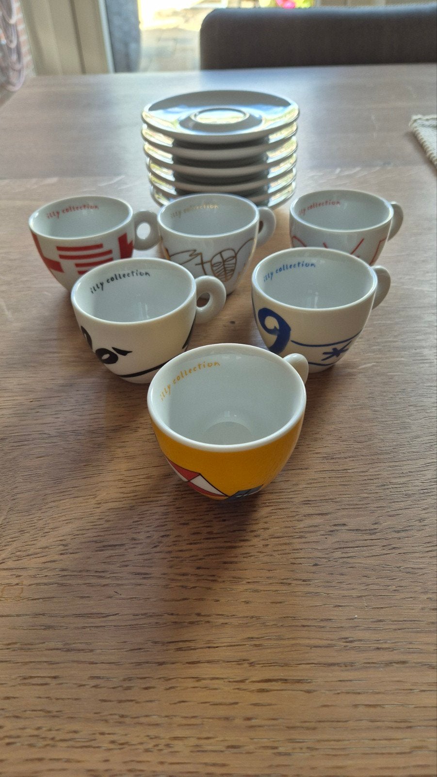 Illy Collection 2000 Espresso Kopjes - Uitstekende Staat, Ophalen of Verzenden, Zo goed als nieuw, Overige stijlen, Illy