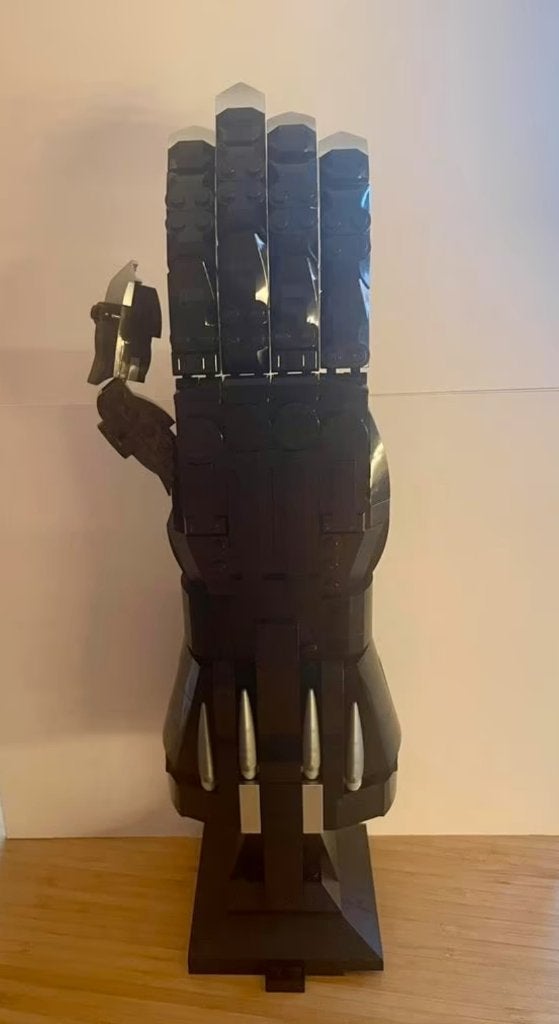 LEGO Marvel - Black Panther Gauntlet (uit set 76215), MOC (eigen creatie), Marvel, Lego, Ophalen of Verzenden