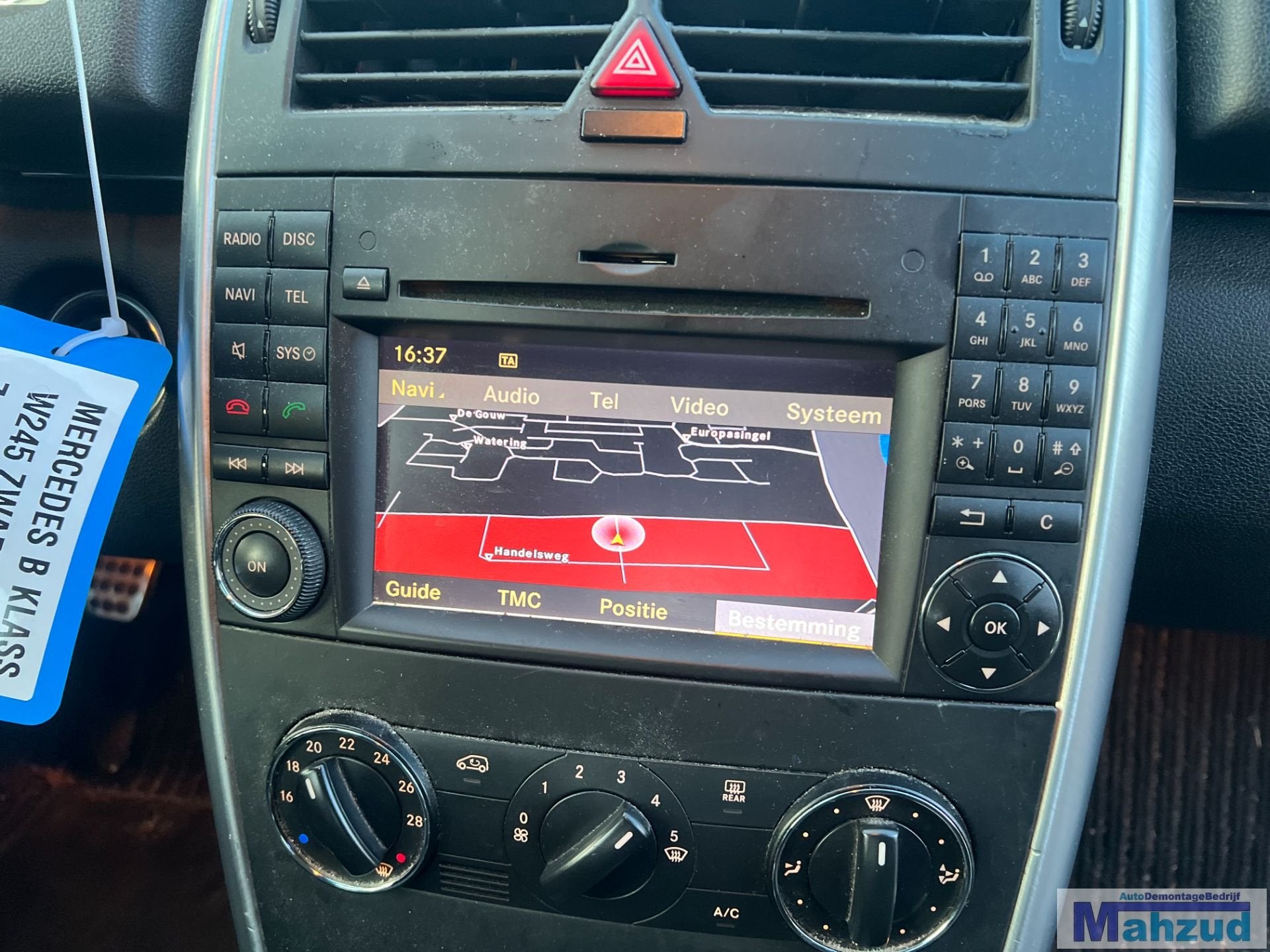 MERCEDES B KLASSE W245 navigatie radio 2005-2011, Auto-onderdelen, Gebruikt, Mercedes-Benz AG, Mercedes-Benz, Ophalen of Verzenden