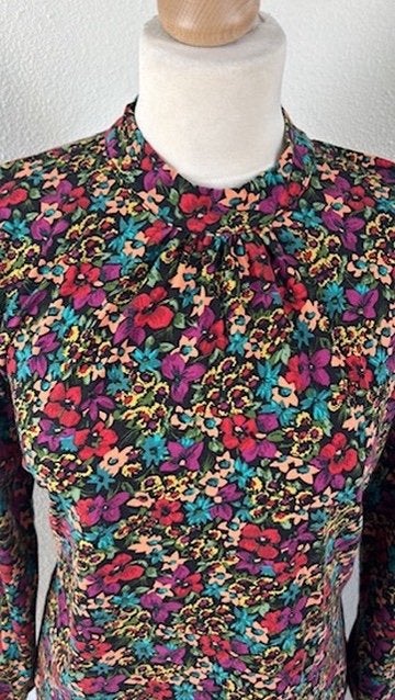 King Louie maat L bloemen top blouse 1460, Meerkleurig, Maat 42/44 (L), Ophalen of Verzenden, Zo goed als nieuw