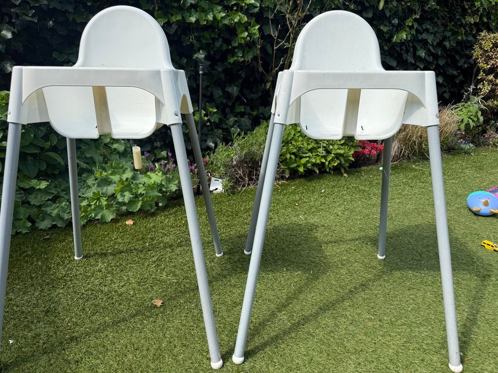 2x IKEA Antilop kinderstoel, Ophalen of Verzenden, Gebruikt, Overige typen, Afneembaar eetblad