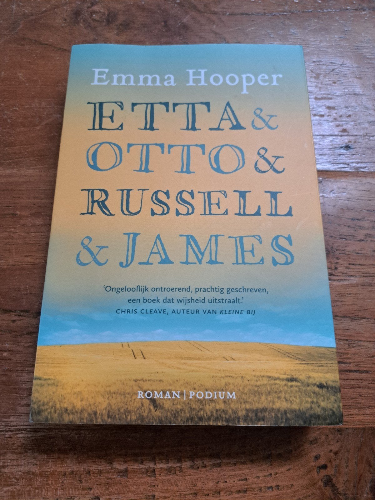 Etta & Otto & Russell & James - Emma Hooper Roman, Ophalen of Verzenden, Zo goed als nieuw, Emma Hooper, Nederland