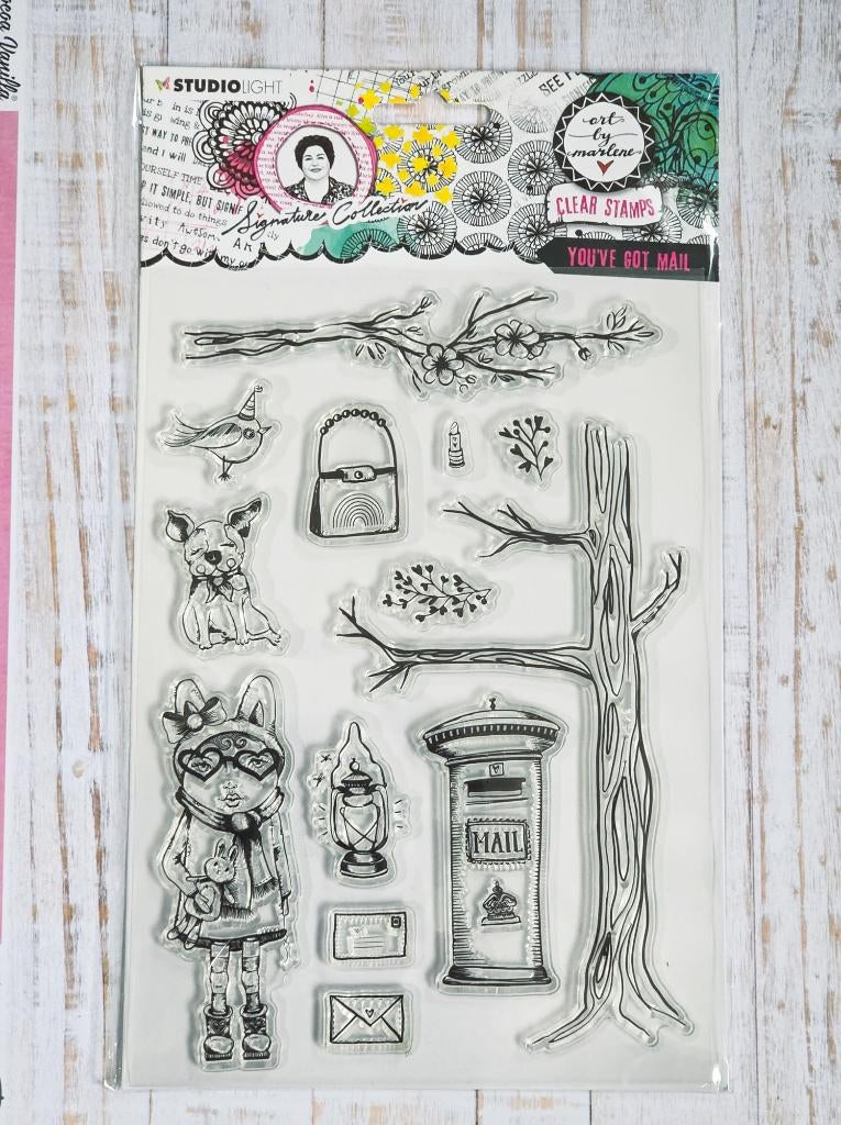 Art by Marlene - You've got mail stamp, Ophalen of Verzenden, Nieuw, Clearstamp