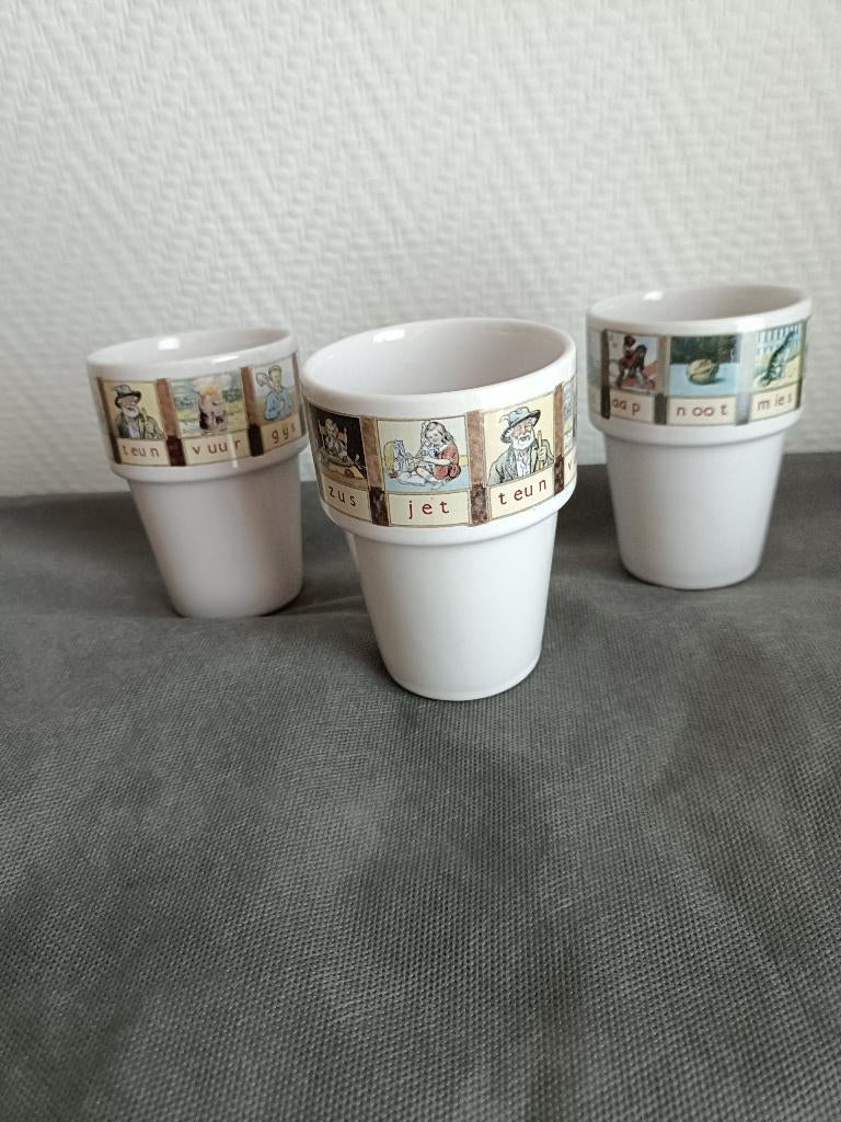 Super leuke bekers van Ot en Sien, Ophalen of Verzenden, Huis en Inrichting