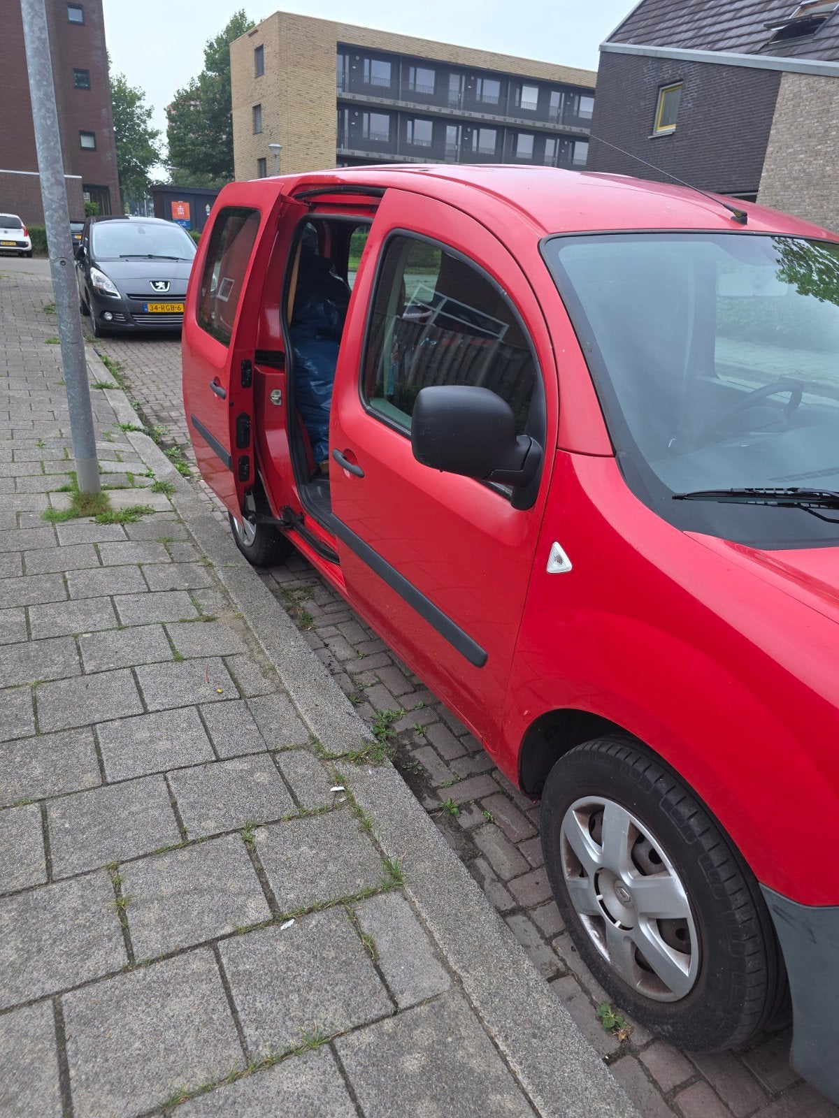 Renault Kangoo Express 1.5 DCI, Auto's, Bestelauto's, Voorwielaandrijving, Centrale vergrendeling, Stof, Zwart