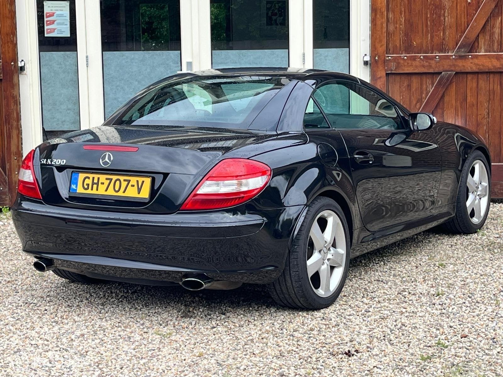 Mercedes SLK-klasse 200 Kompressor Handgeschakeld 6-bak, Achterwielaandrijving, Gebruikt, Zwart, 4 cilinders