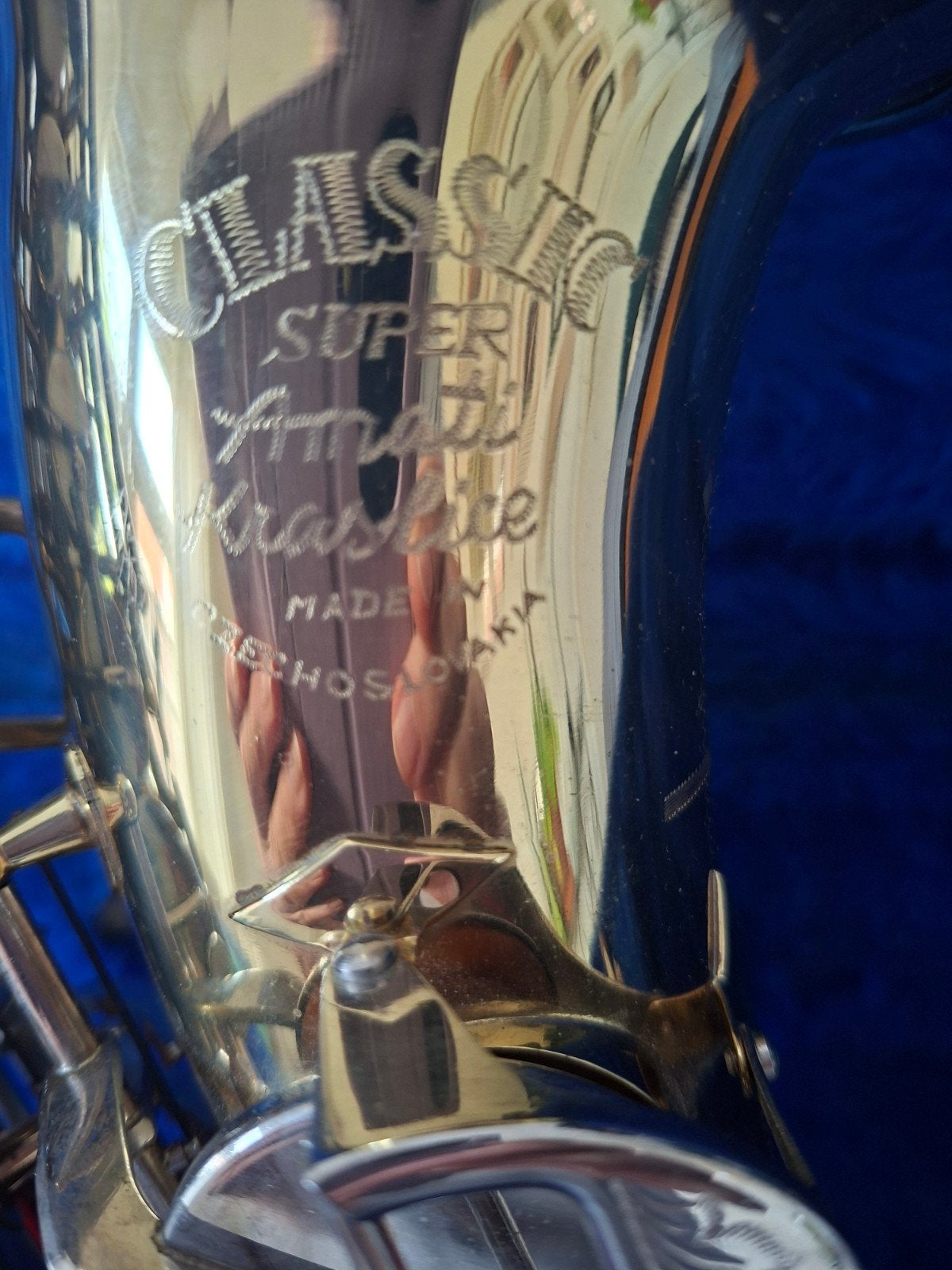 Vintage Amati Kraslice Classic Super Sopraansaxofoon, Ophalen, Gebruikt, Met koffer
