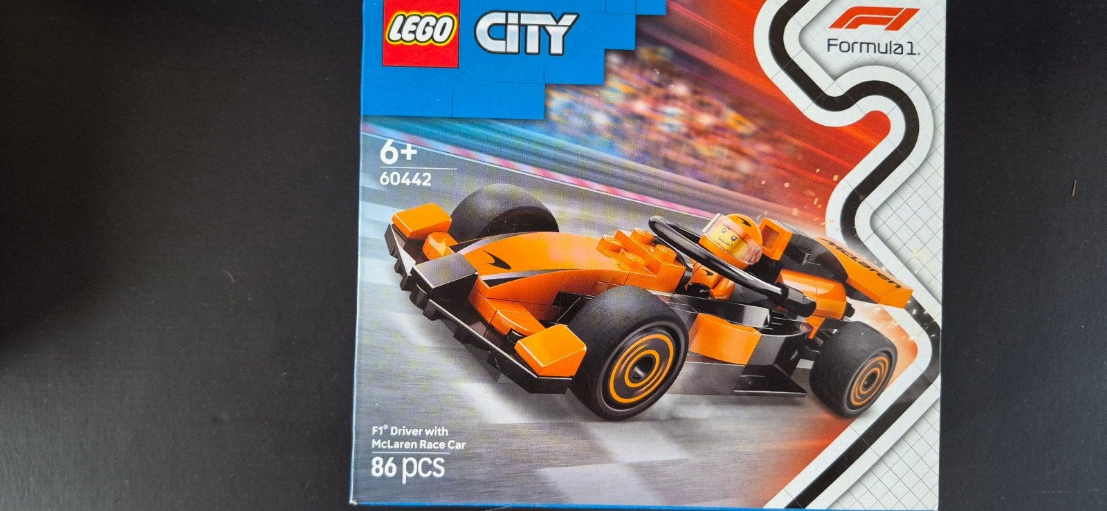 LEGO City 60442 F1 Driver met McLaren Race Car - Nieuw, City, Lego, Nieuw, Ophalen of Verzenden