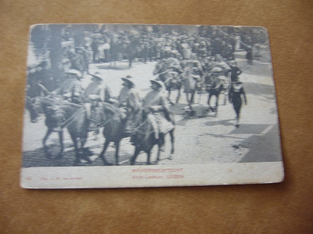 LEIDEN =  MASKERADEOPTOCHT  67 STE LUSTRUM  BRIEFKAART, Ophalen of Verzenden, Voor 1920, Ongelopen, Zuid-Holland