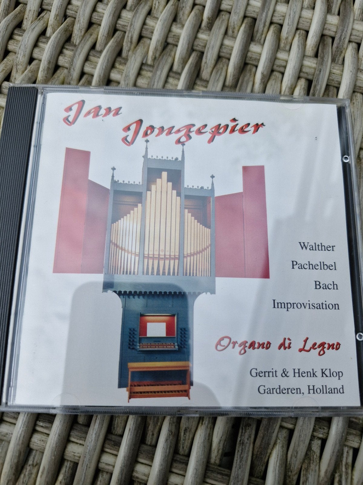 Orgel CD Jan Jongepier - Orgelmuziek van pachelbel e.a, Ophalen of Verzenden, Barok, Gebruikt, Overige typen