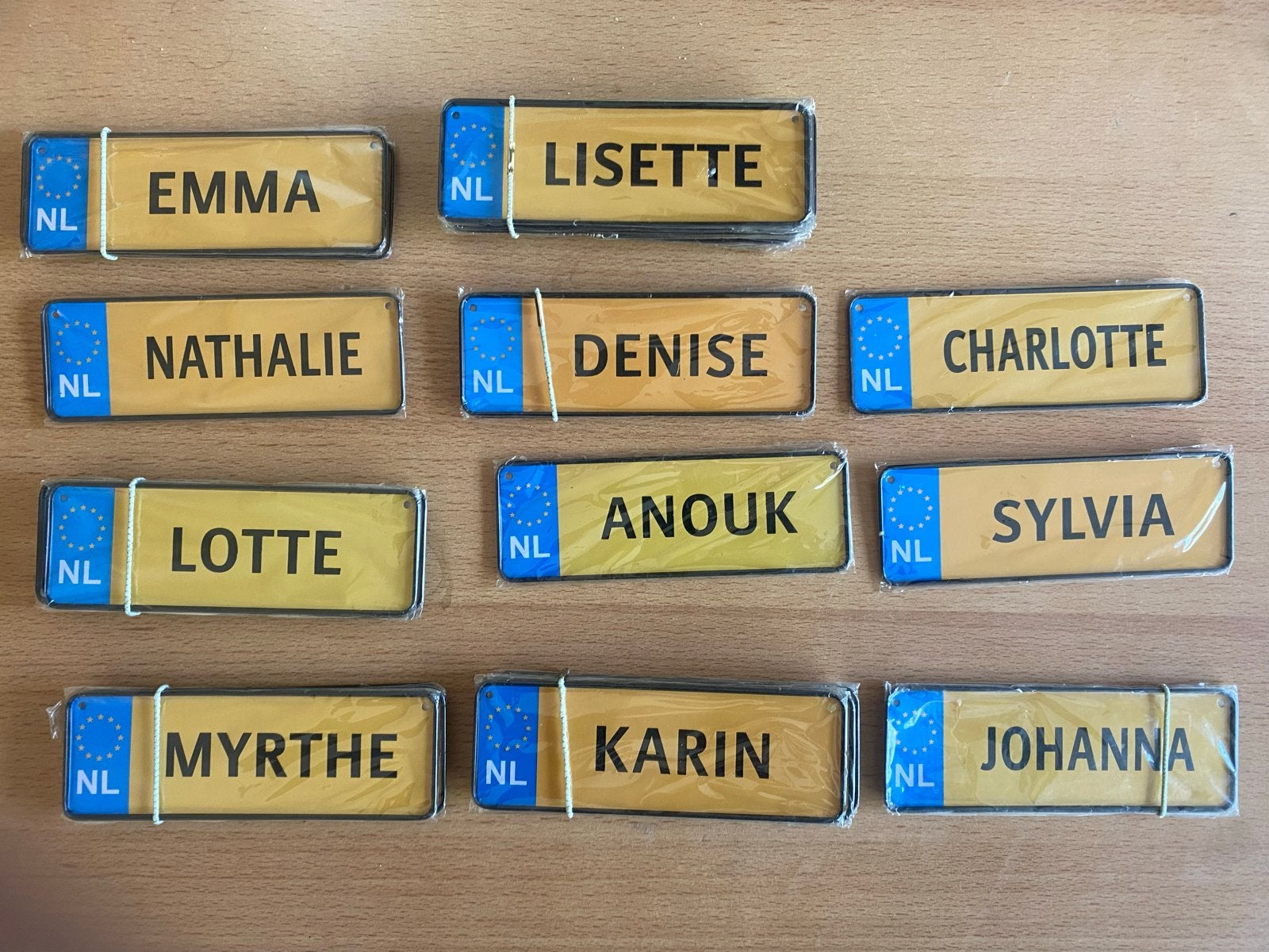 Kentekenplaatjes met naam - Leuk cadeau!, Ophalen of Verzenden, Nieuw