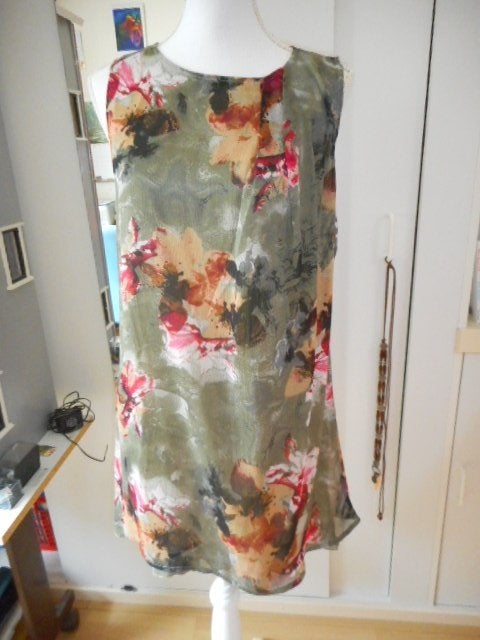 Ginalaura Collection jurk met Bloemenprint Maat S, Meerkleurig, Nieuw, Ophalen of Verzenden, Maat 36 (S)