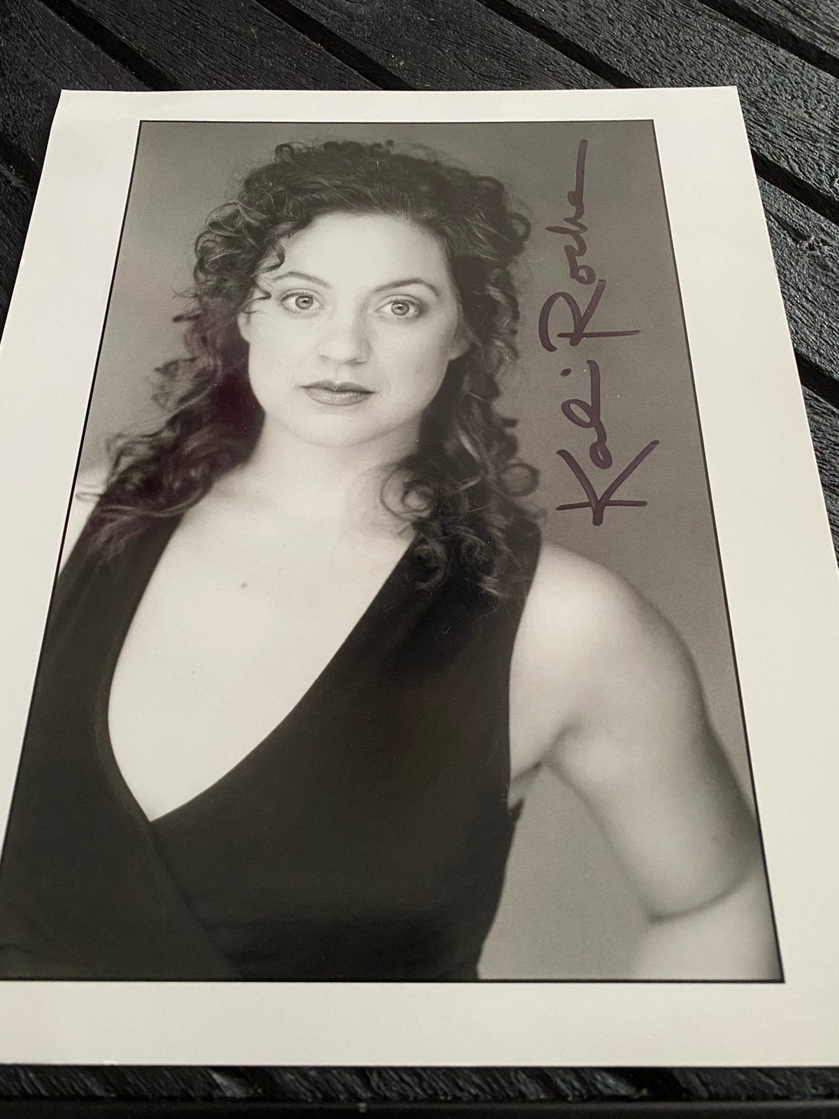 Filmster handtekening kali rocka, Verzamelen, Muziek, Artiesten en Beroemdheden, Ophalen of Verzenden, Zo goed als nieuw, Foto of Kaart