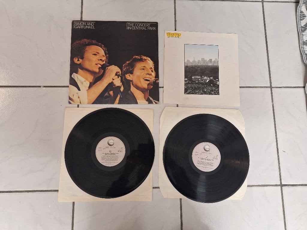 Vintage vinyl dubbel lp Simon & Garfunkel Live Central Park, Ophalen of Verzenden, Gebruikt, 12 inch