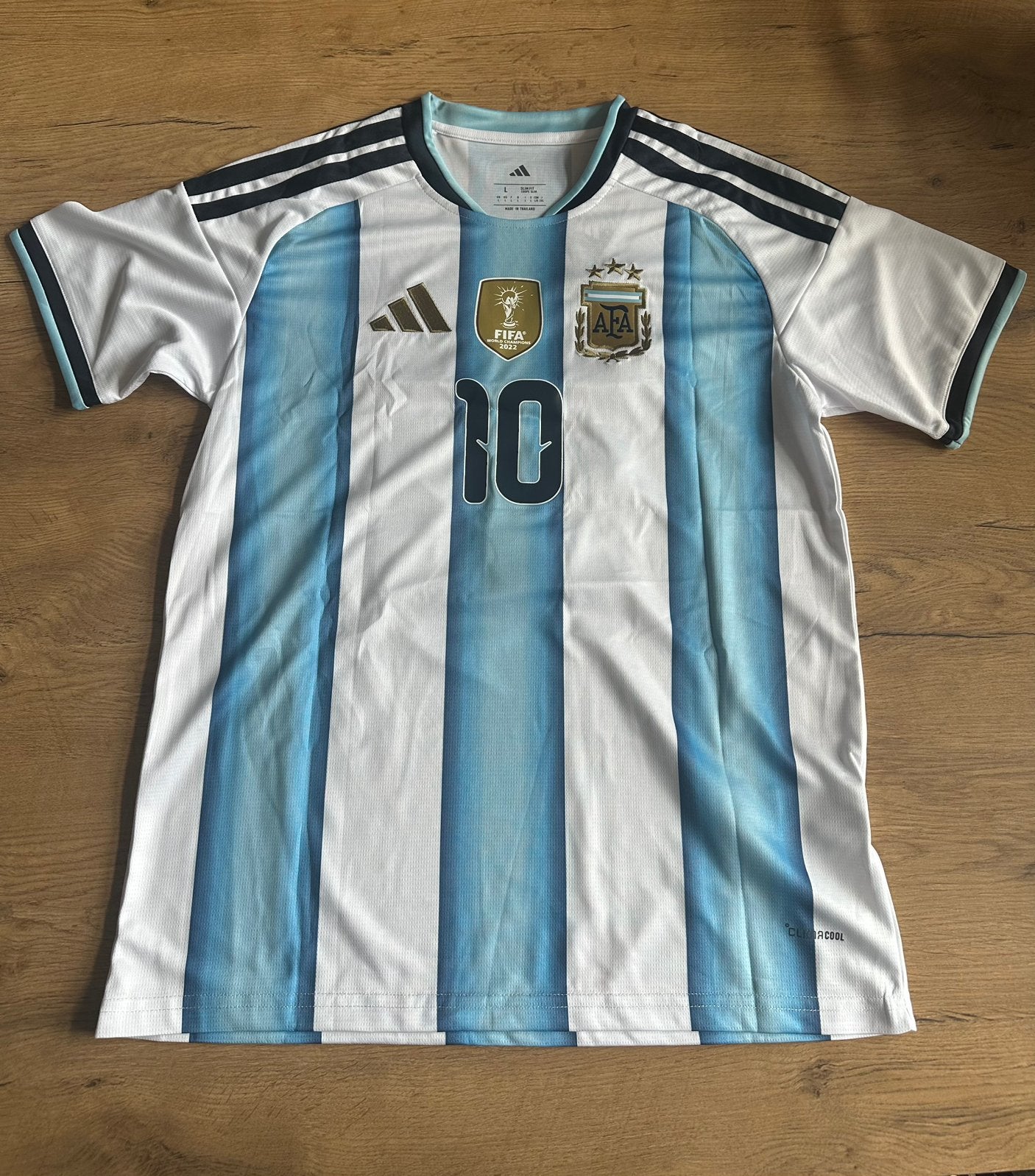 Argentinie wk 2026 voetbal shirt lionel messi 10 maat L, Maat L, Ophalen of Verzenden, Zo goed als nieuw, Shirt