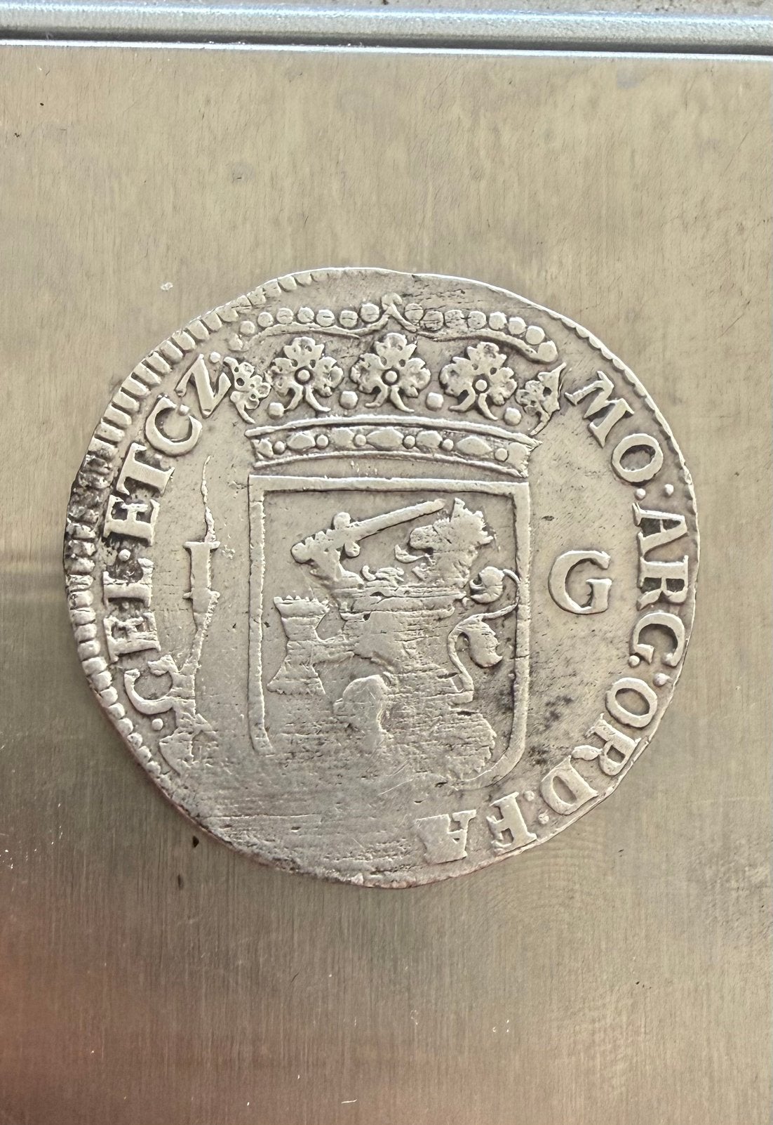 Zilver Gulden Gelderland | 10.3 gram, Postzegels en Munten, 1 gulden, Vóór koninkrijk, Zilver, Ophalen of Verzenden
