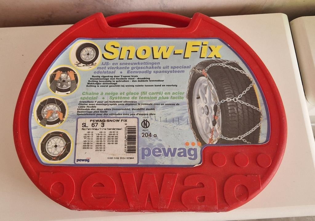Sneeuwkettingen PEWAG, Auto diversen, Sneeuwkettingen, Ophalen of Verzenden, Zo goed als nieuw