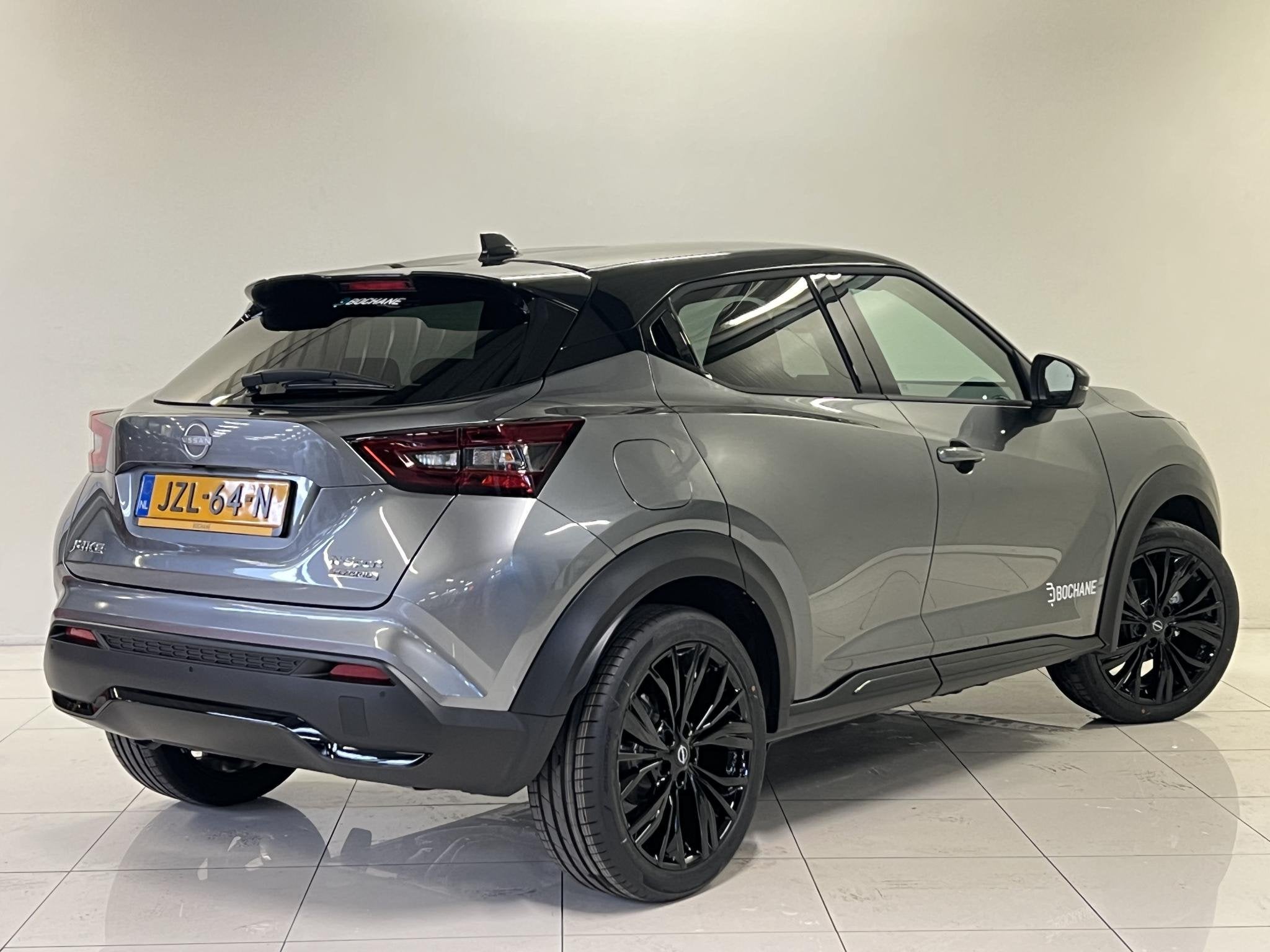 Nissan Juke 1.6 Hybrid N-Sport | DEMO | 360º Camera | Stoel, Auto's, Stof, Met garantie (alle), Automatische klimaatregeling, Origineel Nederlands