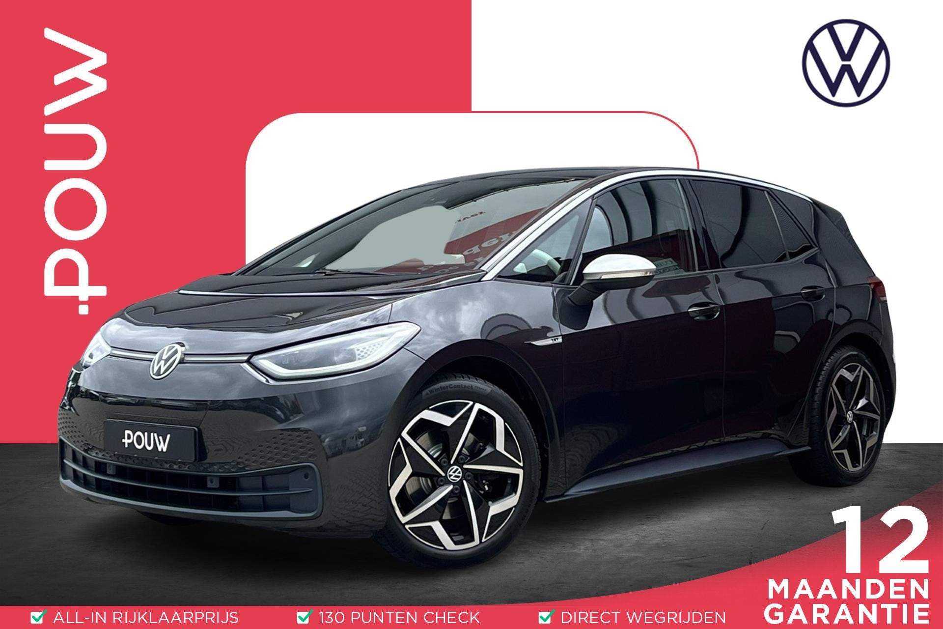 Volkswagen ID.3 204pk First Plus 58 kWh | SoH 93% | Steunhaa, Auto's, Volkswagen, Automaat, Gebruikt, 375 min, ID.3