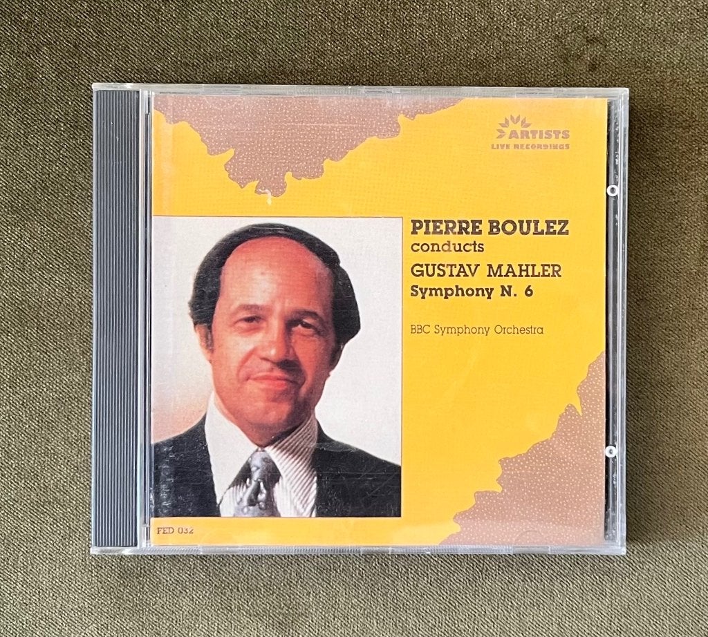 Mahler: Symphony no 6 - Pierre Boulez (BBC 1973), Gebruikt, Mahler, Ophalen of Verzenden, Romantiek