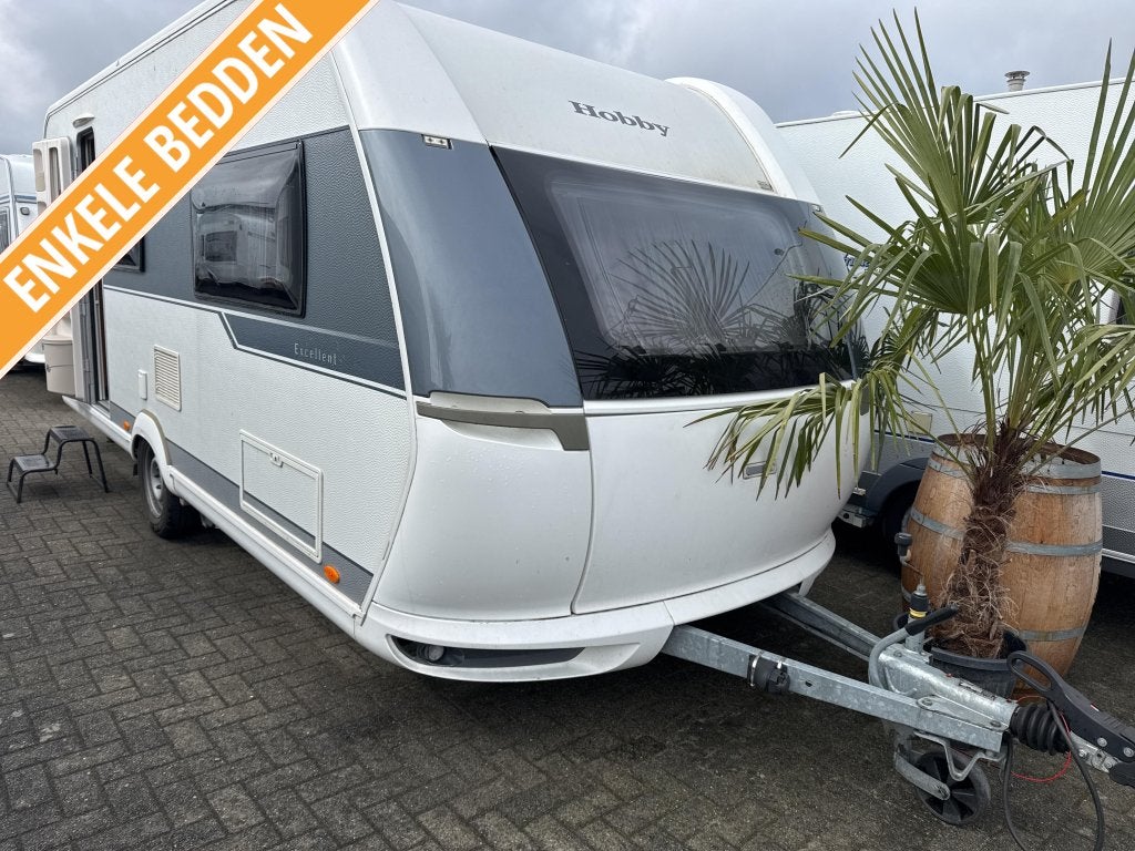 Hobby Excellent 495 UL, Caravans en Kamperen, Caravans, Rondzit, Hobby, Bedrijf, Ringverwarming